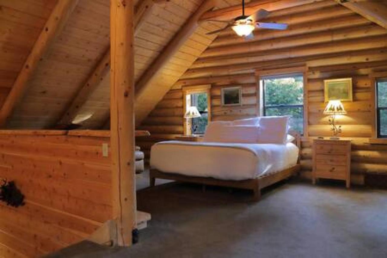 Eagles Nest - Natural Log Cabin With Guest House 爱德怀 外观 照片