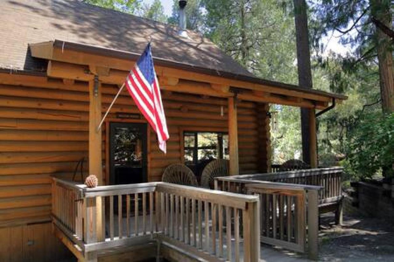 Eagles Nest - Natural Log Cabin With Guest House 爱德怀 外观 照片