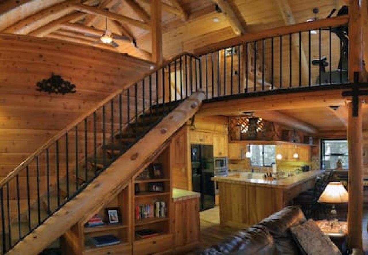Eagles Nest - Natural Log Cabin With Guest House 爱德怀 外观 照片